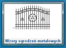 Wzory ogrodzeń metalowych